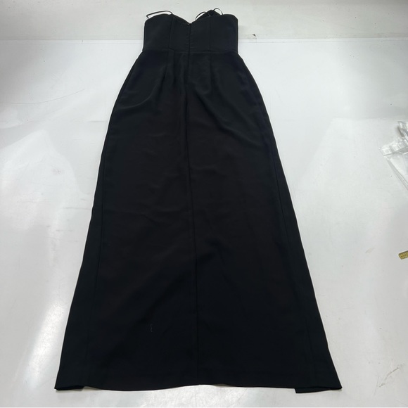 Amanda Uprichard women’s petite black maxi dress p L116-25 - Picture 2 of 6